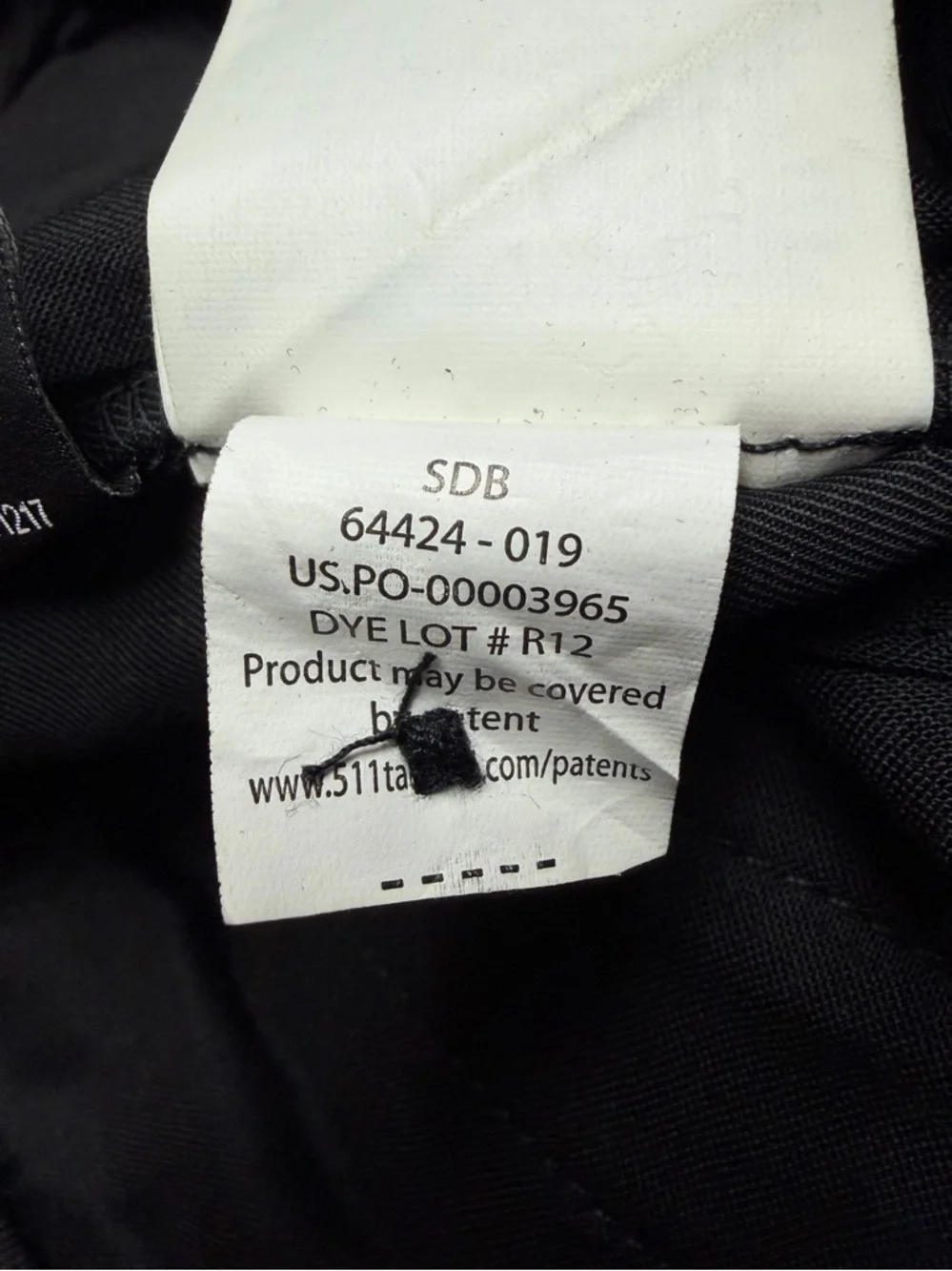 5.11 Tactical Class A Flex-tac Poly/Wool Twill Unhemmed Pants Women's 14 Black - Picture 16 of 16